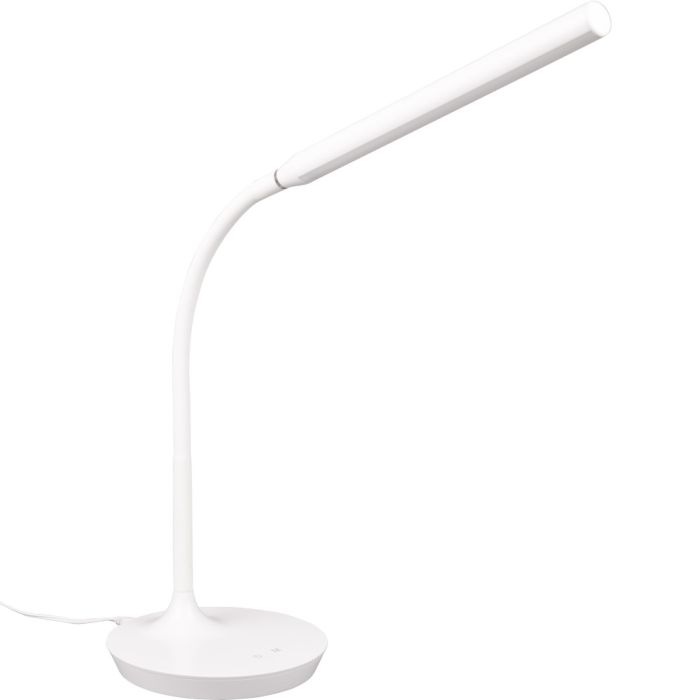 Trio  R57641101-TR Tafellamp Toro wit 38cm