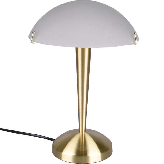 Trio  R59261008-TR-EOL Tafellamp Pilz messing 32cm