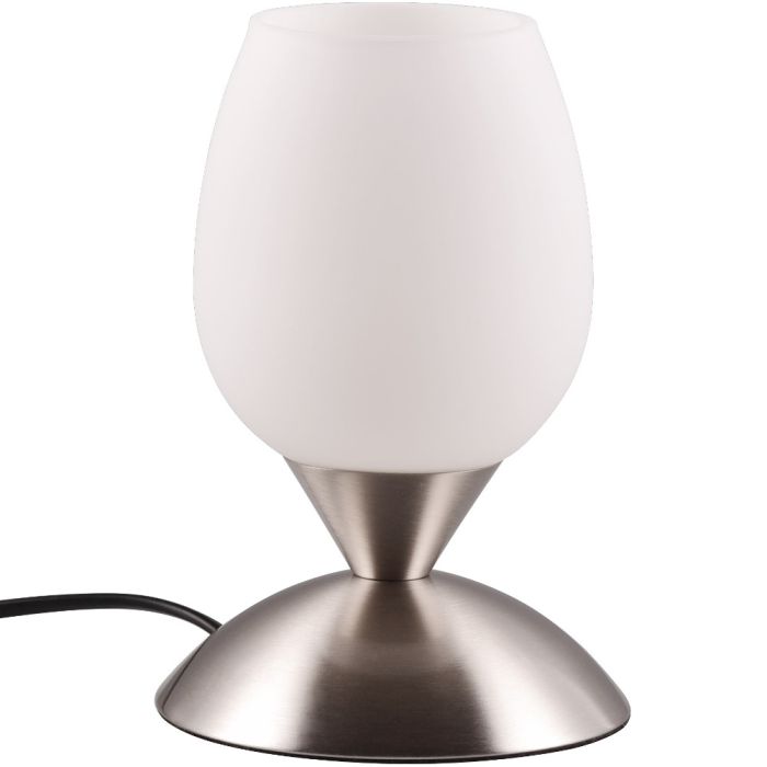 Trio  R59441007-TR Tafellamp Cup staal 18cm