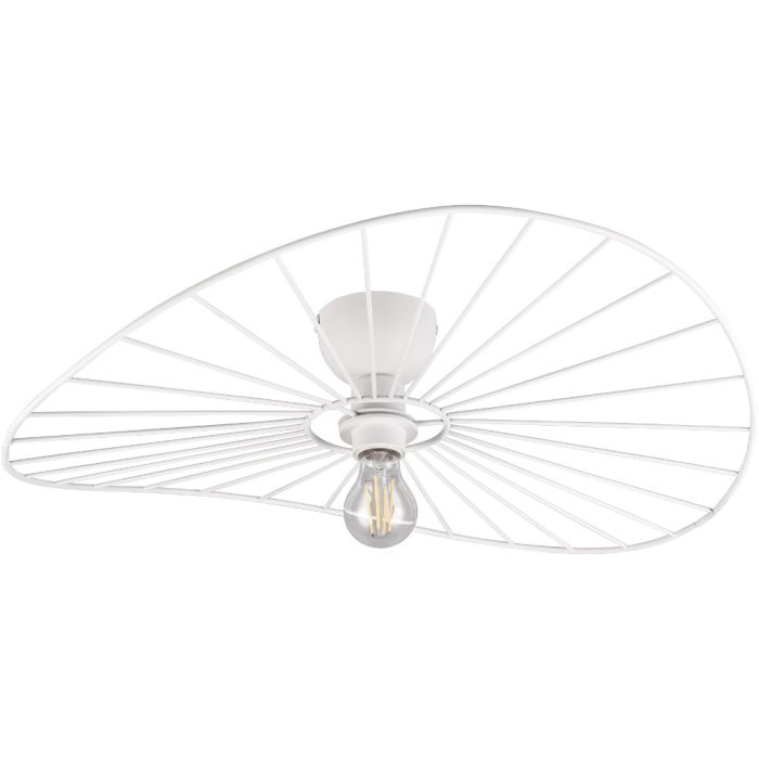 Trio  R61451031-TR Plafondlamp Chapeau wit 60cm