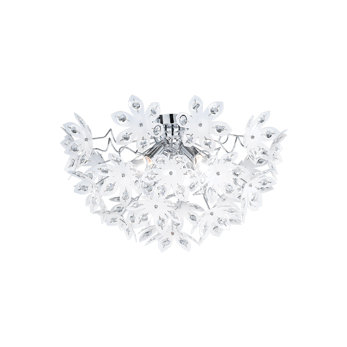 Trio  R61903001-TR-EOL Plafonnière Blowball wit 55cm