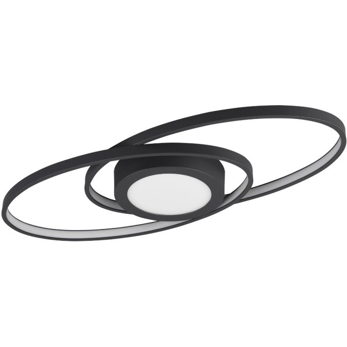 Trio  R62991142-TR Plafondlamp Galaxy zwart 57cm