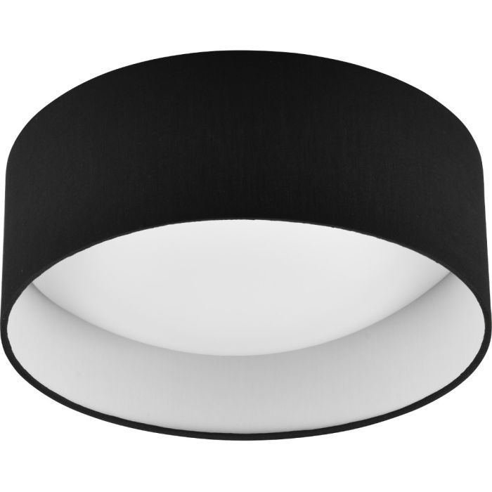 Trio  R64191102-TR Plafonniere Locarno zwart 30cm