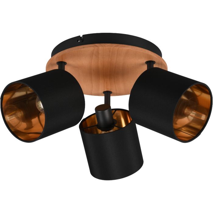 Trio  R81333930-TR Spot Tommy zwart-goud 46cm