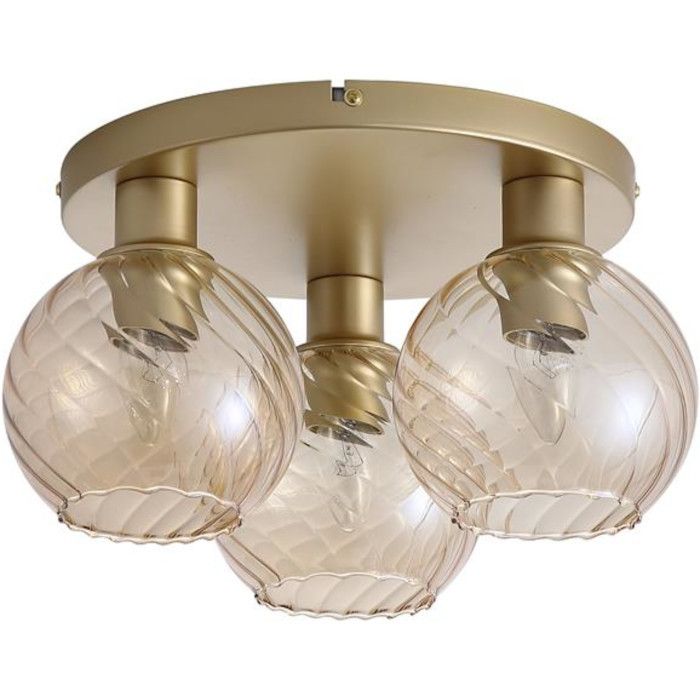 Searchlight SL-44521CP Plafondlamp Radiance goud 38cm