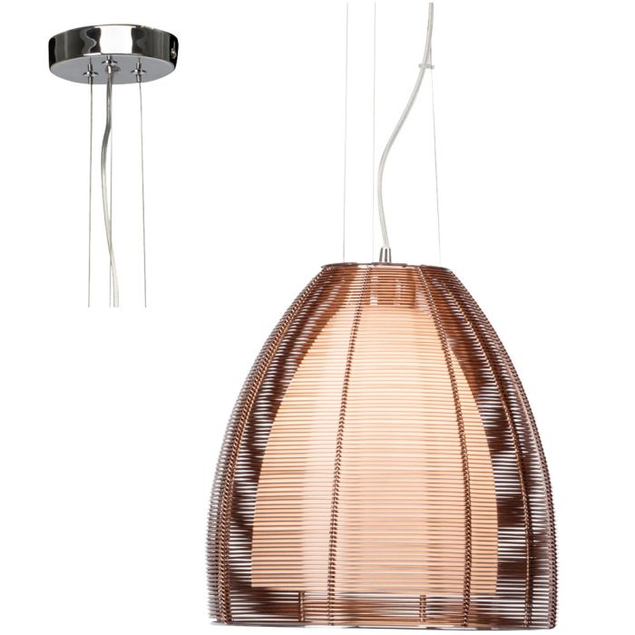 Brilliant 61171/53-BR Hanglamp Relax brons 30cm