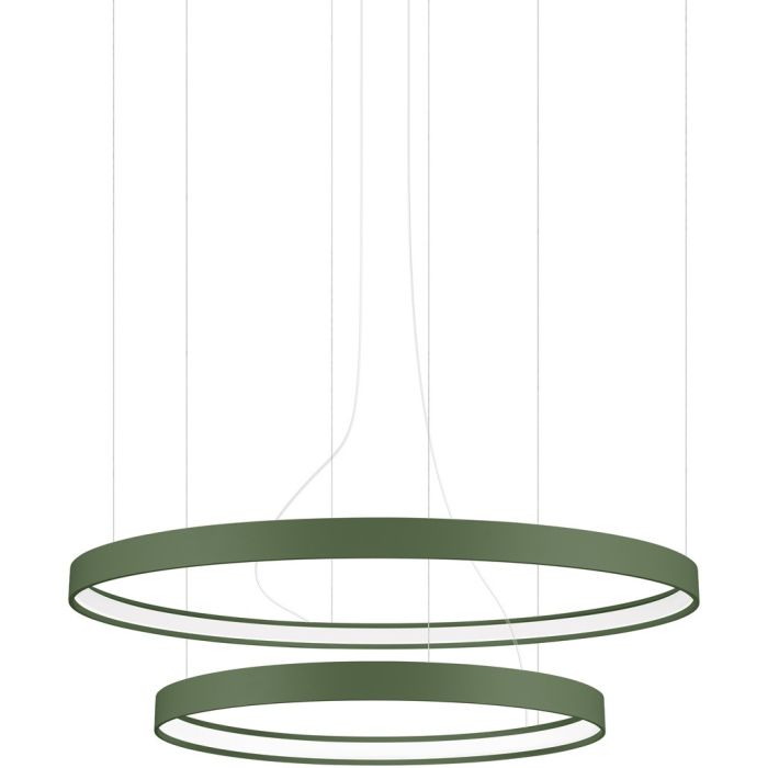 Thoro SOLTH.379 Hanglamp Rio olijfgroen 2r 78cm