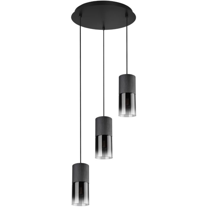 Trio  310630332-TR Hanglamp Robin zwart 37cm