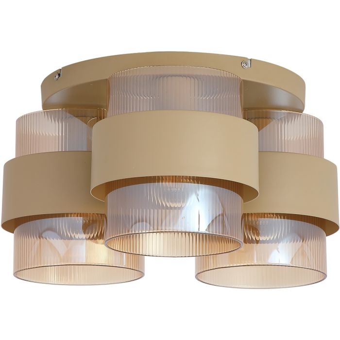 Searchlight SL-82345-3SA Plafondlamp Royal zand 42cm