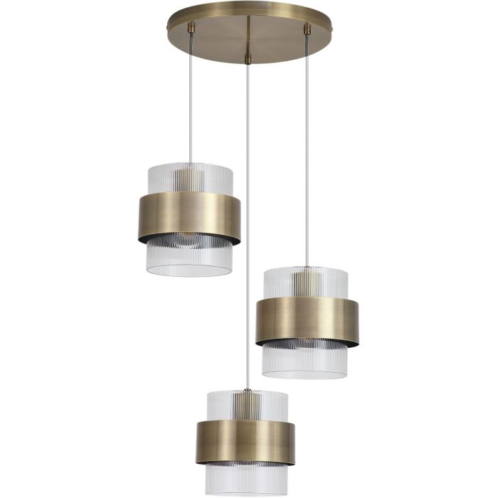 Searchlight SL-82433-3AB Hanglamp Royal messing 42cm