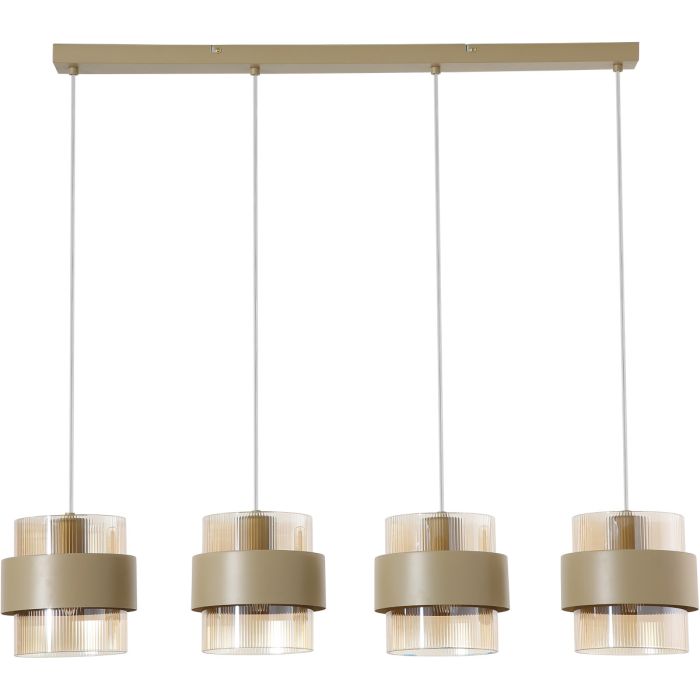 Searchlight SL-82434-4SA Hanglamp Royal zand 93cm