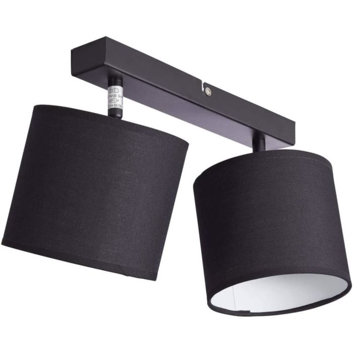 Brilliant G85029/06-BR-EOL Plafondlamp Sandra zwart 35cm