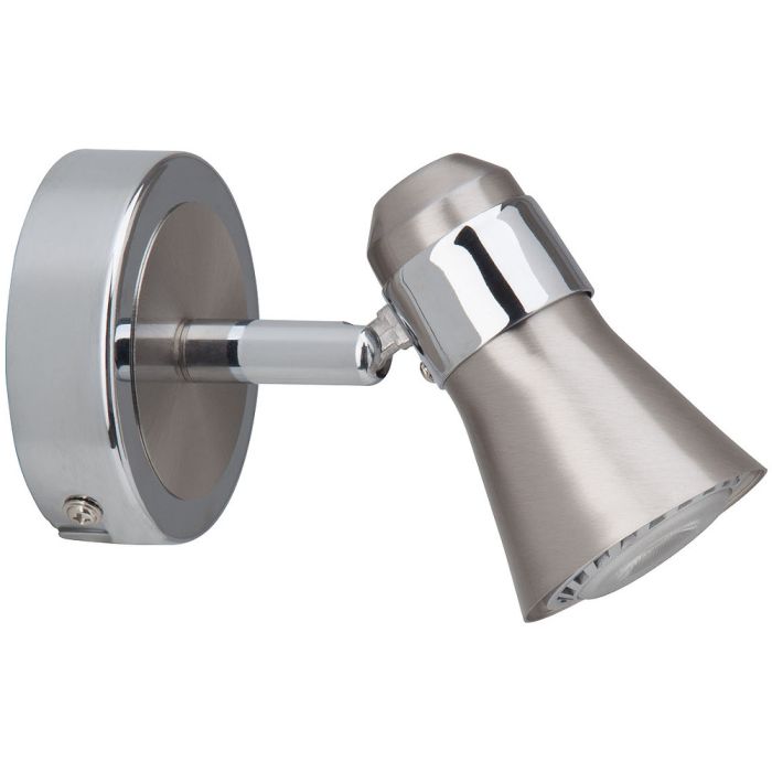 Brilliant G15410/77-BR Spot Sanny staal 8cm