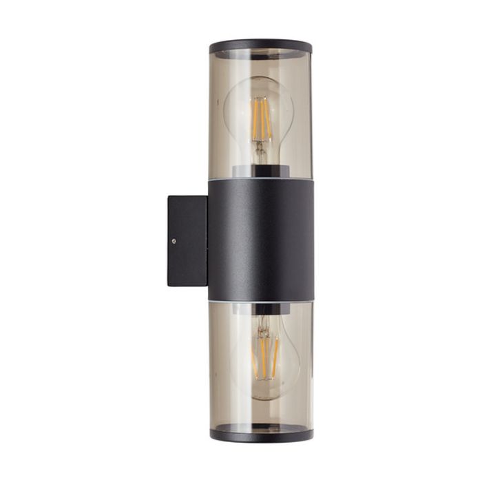 Brilliant 96473/63-BR Wandlamp Sergio zwart 33cm