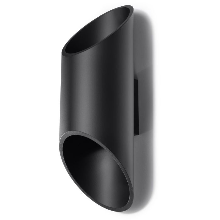 Soll SOL0114 Wandlamp Penne zwart 30cm