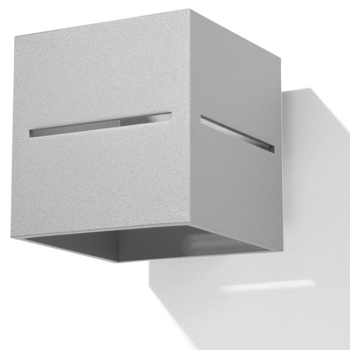 Soll SOL0205 Wandlamp Lobo grijs 10cm