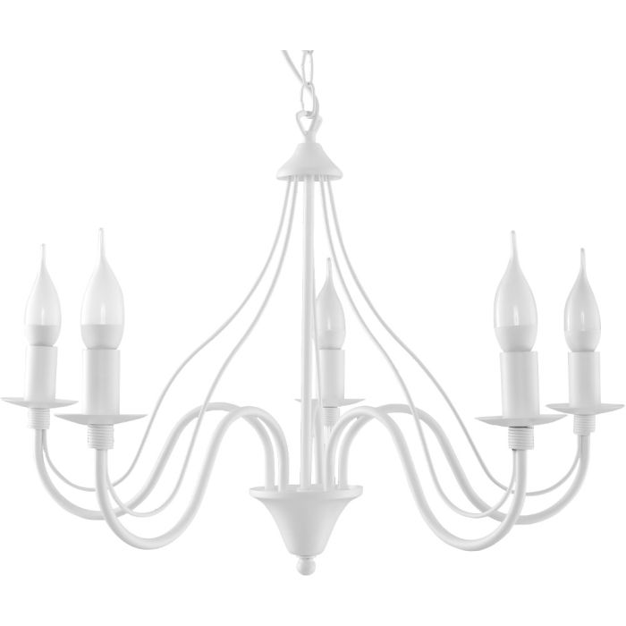 Soll SOL0214 Kroonluchter Minerwa wit 60cm