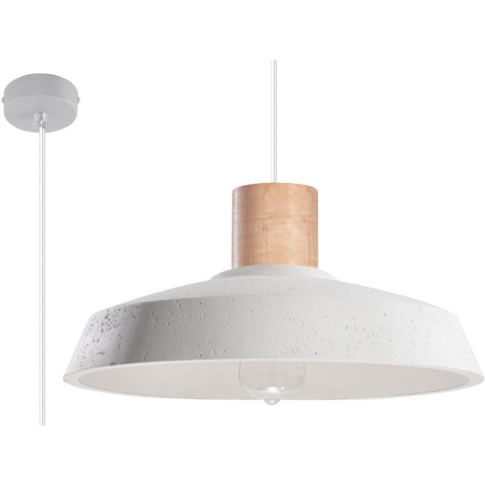 Soll SOL0282 Hanglamp Afra beton 40cm