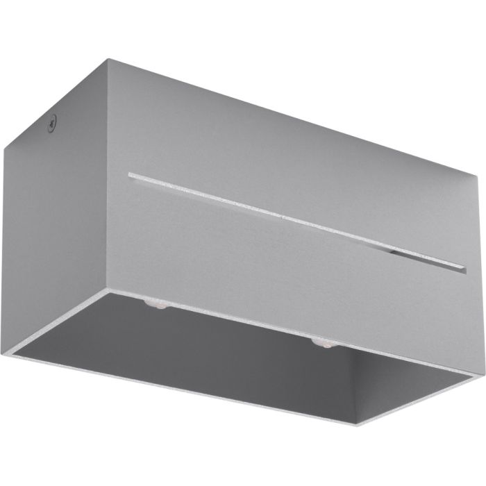 Soll SOL0385 Plafondlamp Lobo grijs 20cm