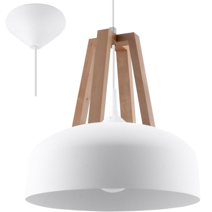 Soll SOL0388 Hanglamp Casco wit 30cm