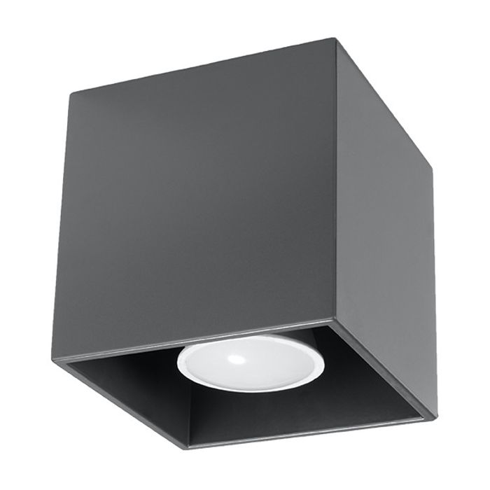 Soll SOL0567 Plafondlamp Quad antraciet 10cm