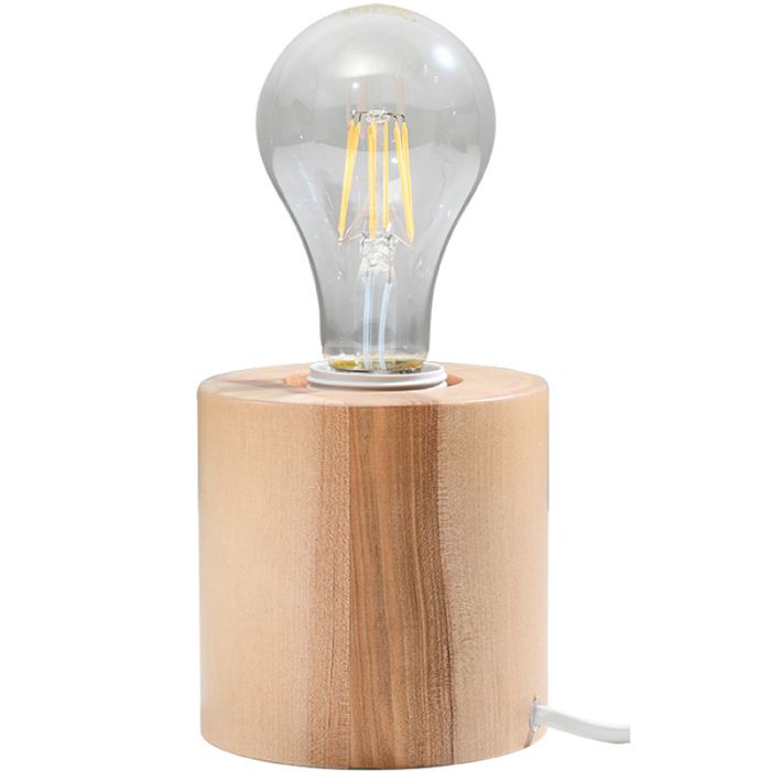 Soll SOL0674 Tafellamp Salgado hout 10cm