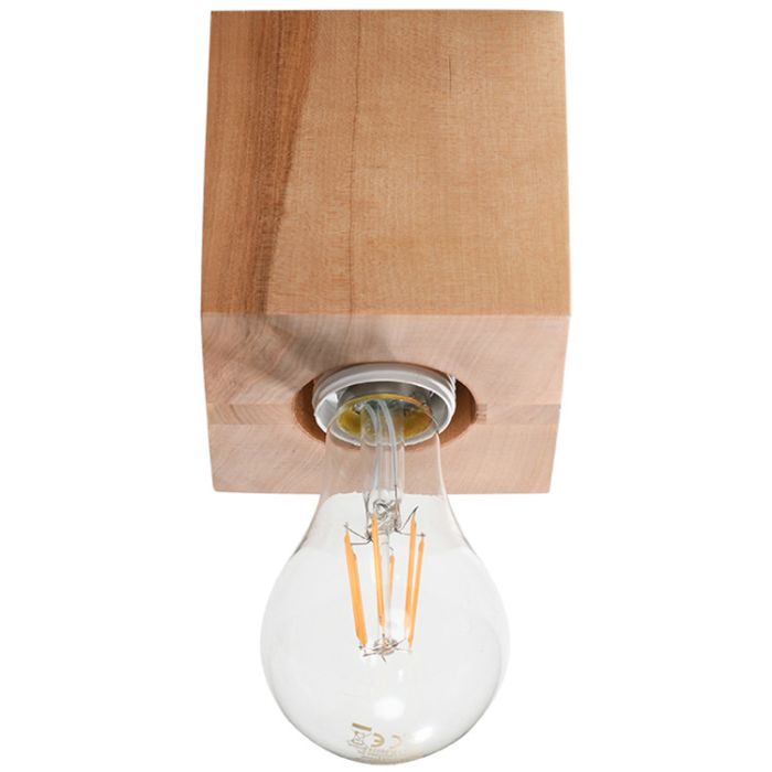 Soll SOL0675 Plafondlamp Abel hout 10cm