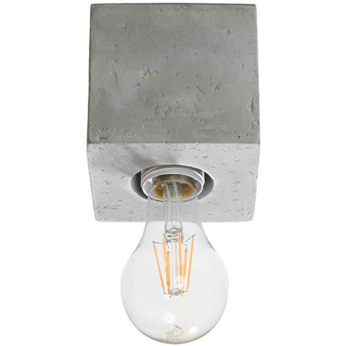 Soll SOL0681 Plafondlamp Abel beton 10cm