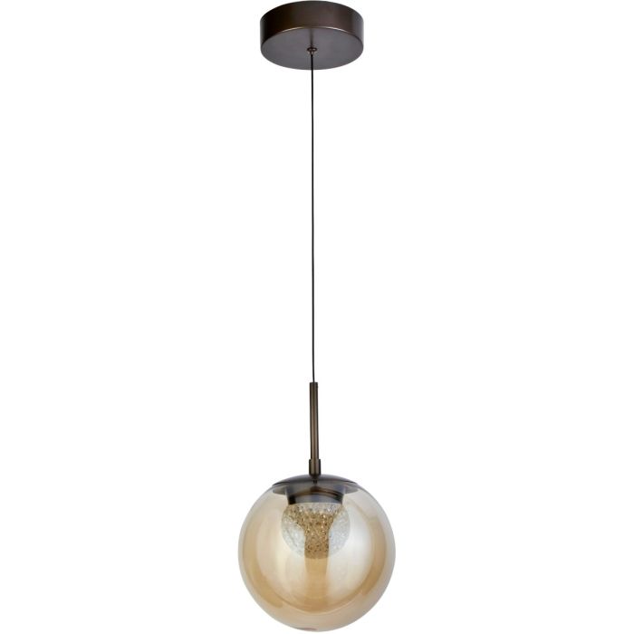Searchlight SL-10321-1BZ Hanglamp Solis champagneglas 20cm