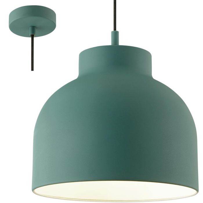 Brilliant 99222/73-BR Hanglamp Sven turquoise 32cm