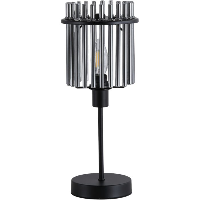 Searchlight SL-EU55622SM Tafellamp Swizzle zwart 38cm