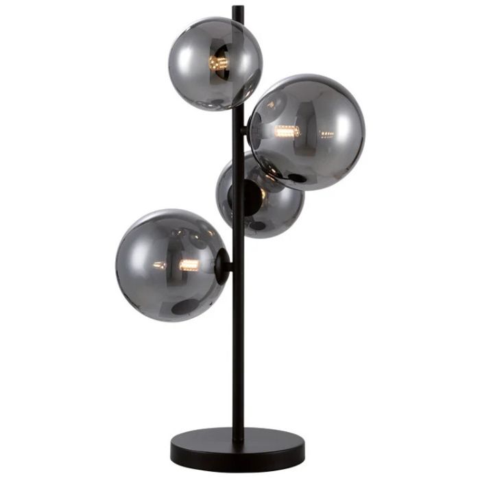 Freelight FR-T9104SMOKE Tafellamp Calcio zwart 50cm