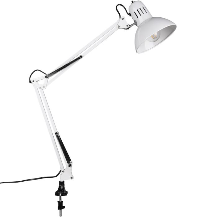 Trio  5029010-01-TR Klemlamp Tajo wit 74cm