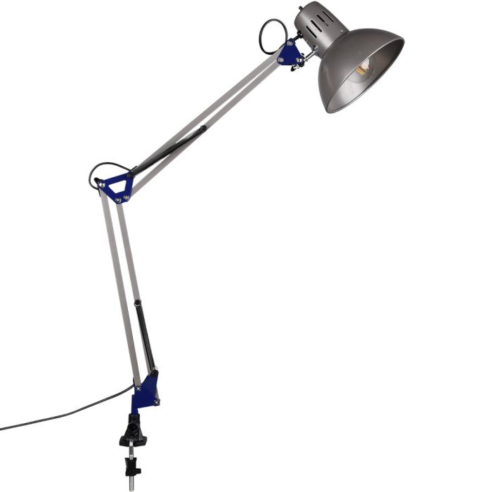 Trio  5029010-47-TR Klemlamp Tajo aluminium 74cm
