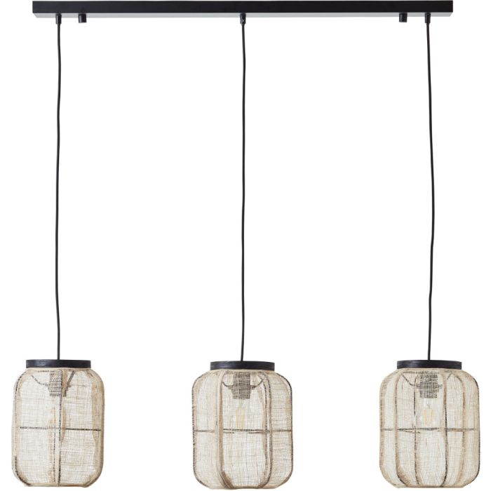 Brilliant 99565/76-BR Hanglamp Tanah jute 90cm