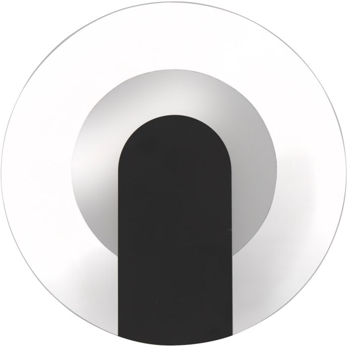 Searchlight SL-95410BK Wandlamp Target zwart 23cm