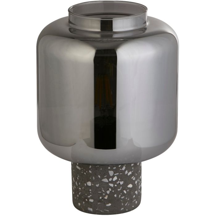 Searchlight SL-EU94J482-01 Tafellamp Terrazzo rookglas 28cm
