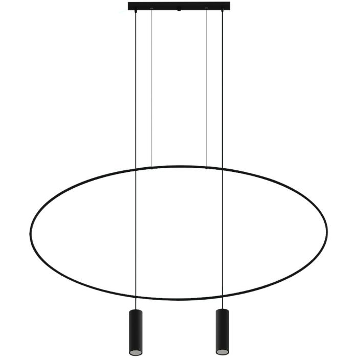 Thoro SOLTH.017CZ Hanglamp Holar zwart 131cm