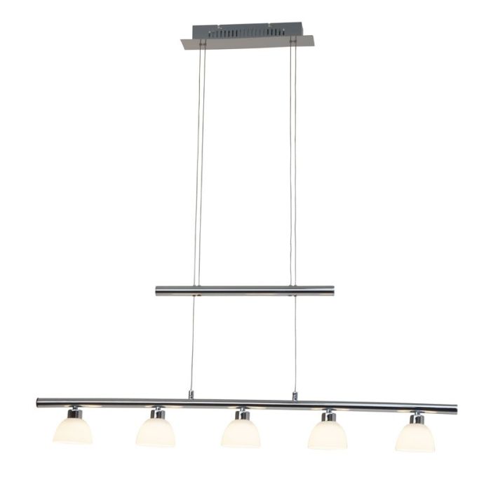 Brilliant G70573/15-BR Hanglamp Tonja chroom 98cm