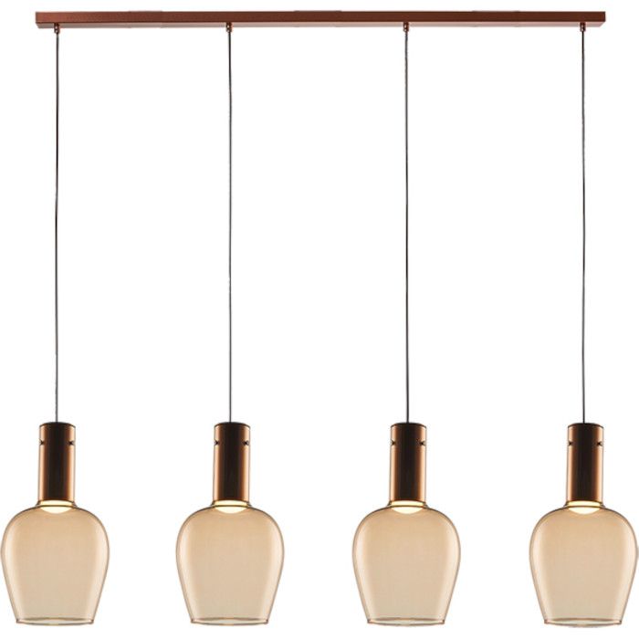Freelight FR-H5304GD Hanglamp Toscana amber 120cm