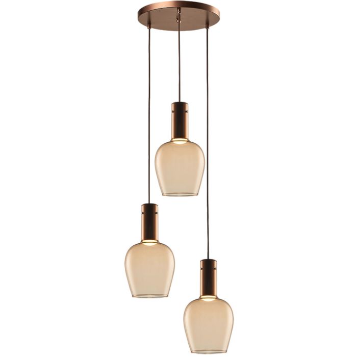 Freelight FR-H5333GD Hanglamp Toscana amber 35cm