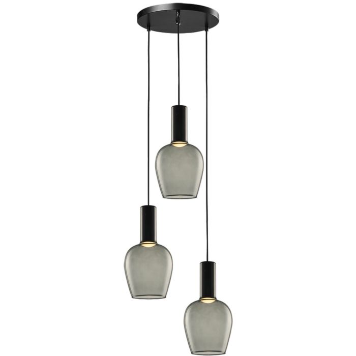Freelight FR-H5333Z Hanglamp Toscana zwart 35cm