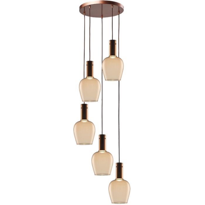 Freelight FR-H5355GD Hanglamp Toscana amber 40cm