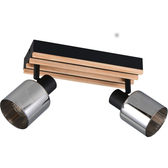 Trio  R86532032-TR Plafondspot Travia zwart 26cm