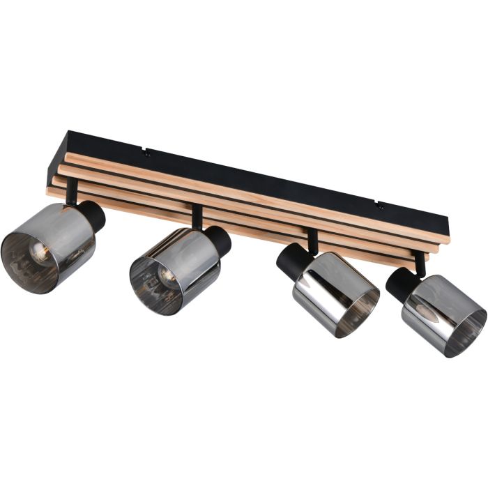 Trio  R86534032-TR Plafondspot Travia zwart 50cm