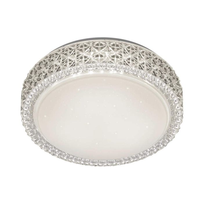 Trio  R62421100-TR Plafonnière Pegasus wit 28cm