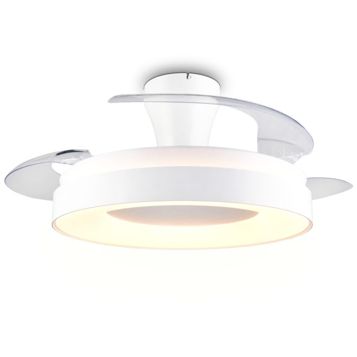 Trio  R69652101-TR Plafondventilator Vansbro wit 45cm