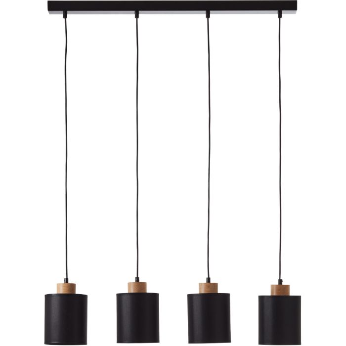 Brilliant 99413/76-BR Hanglamp Vonnie zwart 80cm
