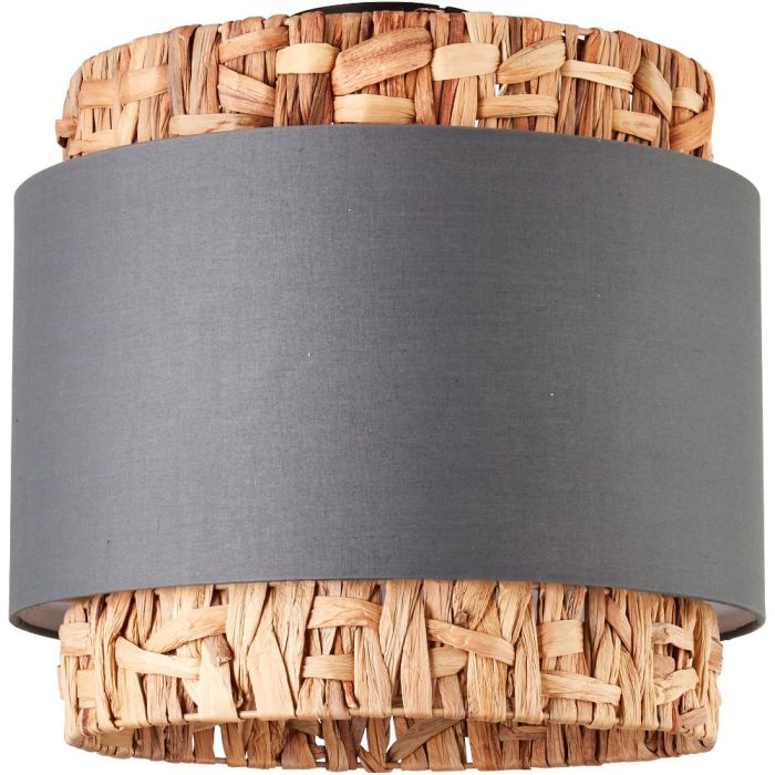 Brilliant 99828/22-BR Plafondlamp Waterlilly grijs 35cm