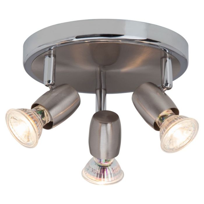 Brilliant G54834/77-BR Spot Wesley staal 19cm